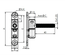 Paumelle fiche diamètre 13mm hauteur 68mm époxy blanc - MONIN - 654000