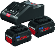 Pack de 2 batteries ProCore 18V/8Ah + chargeur GAL 18V-160 C en boite carton BOSCH 1600A016GP