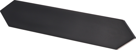 LANSE BLACK - Faïence 5x25 cm forme flèche mat