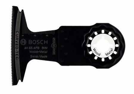 Lame plongeante de scie oscillante BIM AII 65 APB Wood and Metal - BOSCH - 2608661781