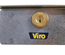 Serrure blindée de rideau métallique à cylindre rond dimension 190x80mm acier zingué - VIRO - VIR4201