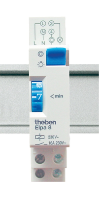 Minuterie Elpa 8 d’escalier 1 module 230V CA - THEBEN - 0080804