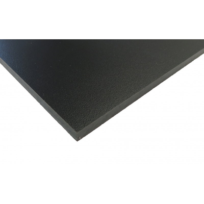 Panneau de bardage stratifié HPL compact - Coloris - Noir, Epaisseur - 6 mm, Largeur - 130 cm, Longueur - 61 cm, Surface couverte en m² - 0,79
