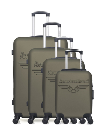 AMERICAN TRAVEL - Set de 4 Valises ABS CHELSEA-M