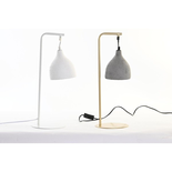 Lampe de bureau DKD Home Decor Métal Ciment 50 W (21 x 17 x 49 cm) (2 Unités)