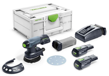 Ponceuse excentrique hybride 18V ETSC 125 3,0 I-Plus + 2 batteries 3Ah + chargeur + coffret Systainer SYS³ - FESTOOL - 577694