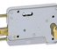 Serrure en applique réversible garage 301 pêne levant gris - TIRARD - EA571301