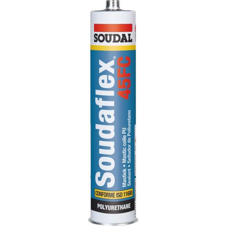 Mastic-colle Soudaflex 45FC blanc 300ml - SOUDAL - 120664