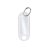 Porte étiquette blanc avec anneau boite de 100 pièces - STRAUSS - 420476