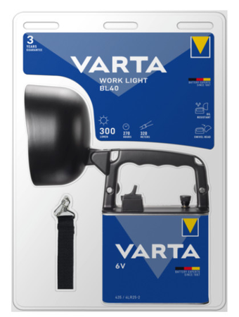 Projecteur LED Work Light BL40 435 6V + sangle - VARTA - 546919