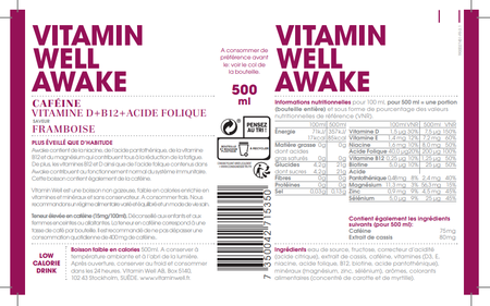 VITAMIN WELL AWAKE (500ml)