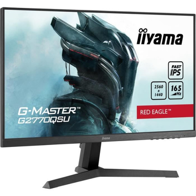 Ecran PC Gamer - IIYAMA - G-Master Red Eagle - G2770QSU-B1 - 27 WQHD - 0,5ms - 165Hz - HDMI / DisplayPort - FreeSync premium