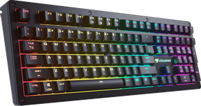 Clavier Gamer mécanique (Cougar Red Mid-Switch) Cougar Puri RGB (Noir)