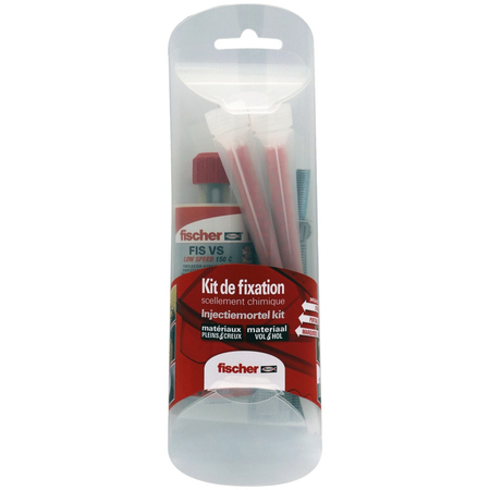 Kit de scellement chimique tous types murs 150ml - FISCHER - 26376