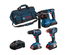 Pack 3 machine 18V (GSR55 - GBH22 - GDX200) + 3 batteries + chargeur rapide + sac - BOSCH - 0615A5003B