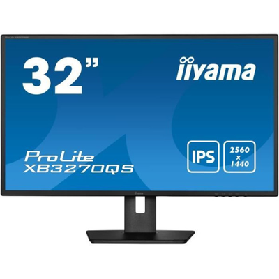 Ecran PC - IIYAMA XB3270QS-B5 - 32 WQHD - Dalle IPS - 4 ms - 60Hz - HDMI / DisplayPort / DVI