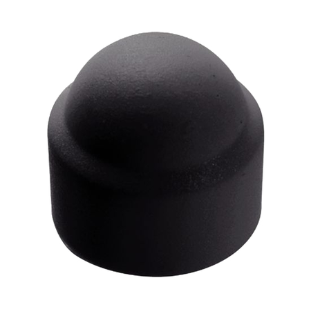 Cache écrou hexagonal polyéthylène noir RAL 9005 M12 boîte de 100 - ACTON - 8560012/DIN