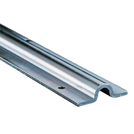 Rail à visser pour galet gorge ronde D19 largeur 55mm L 3m - COMUNELLO - 289G-Ø19-Sp3