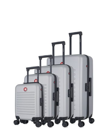 Set de 4 Valises Rigides Grand Format, Taille Moyenne, Valise Cabine et Vanity WIL-M