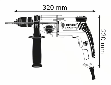 Perceuse GBM 13-RE en coffret standard - BOSCH - 0601169560