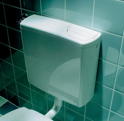 Réservoir WC indépendant semi bas double touche blanc AP140 - GEBERIT - 140.317.11.1