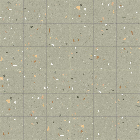 Croccante Menta - Carrelage aspect terrazzo 20x20 cm