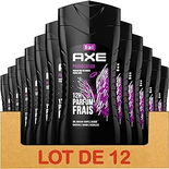 AXE - Gel Douche Homme 5en1 Provocation - 24h Hydratant - 87% d'Ingrédients d'origine naturelle - Parfum Noix de Coco & Poivre Noir (lot de 12x250ml)