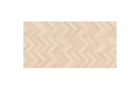 SEINE RILSE  CREMA  - Carrelage aspect pierre chevron 60x120 cm grand format