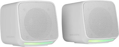 Enceintes Mars Gaming MS-Pro RGB (Blanc)