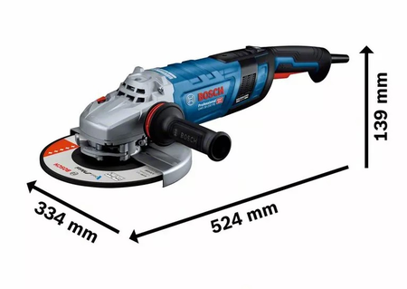 Meuleuse d'angle 2800W GWS 30-230 PB Professional - BOSCH - 06018G1100