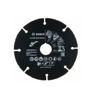 Disque à tronçonner Carbide Multi Wheel D.125mm - BOSCH - 2608623013