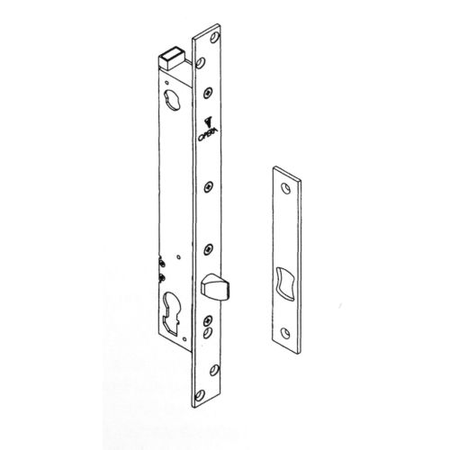 Pêne piston biseauté série PRIMA en acier Axe 25 Sans béquille - OPERA - 25910-25