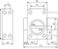 Verrou à bouton A2P* RADIALIS cylindre de 45mm 4 clés - VACHETTE - 27312000