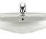 Lavabo porcelaine VICTORIA 56x46 blanc - ROCA - A326393000