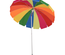 Parasol inclinable rond Ø 220 cm sac de transport alu polyester