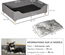Canapé chien panier chat design scandinave avec coussin gris