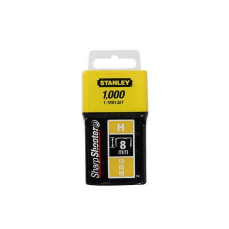 Agrafes 6 mm type H boîte de 1000 - STANLEY - 1-TRR134T