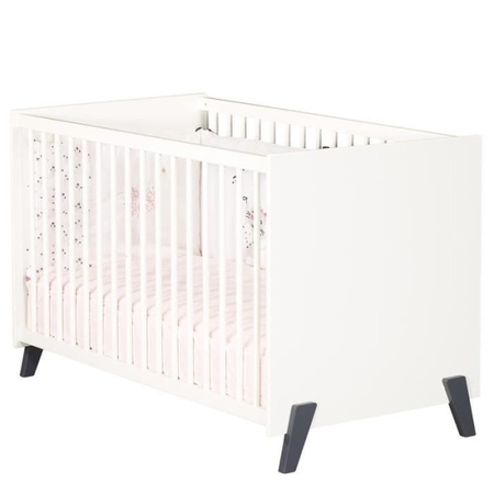 Lit bébé 120 x 60 en bois blanc