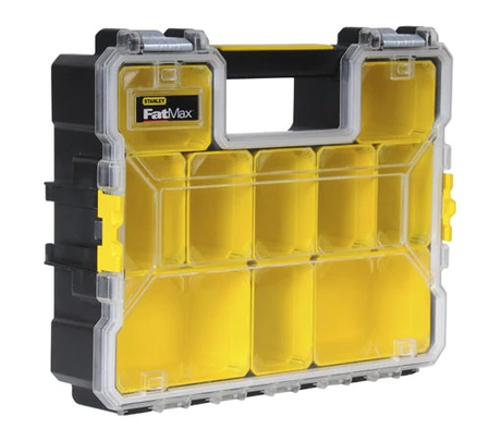 Organiseur étanche Fatmax® profondeur 106mm - 10 compartiments amovibles - STANLEY - 1-97-518