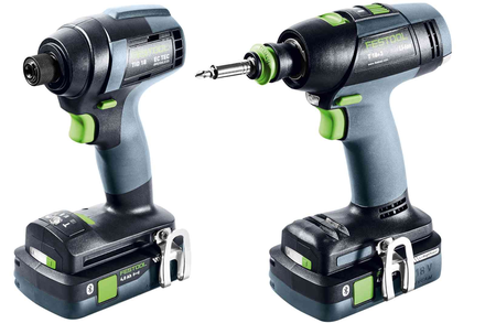 Pack de 2 outils 18V TID 18 HPC 4,0 I-Set T18 + 2 batteries 4Ah + chargeur + coffret SYSTAINER - FESTOOL - 577244