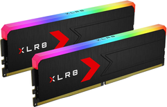 Kit Barrettes mémoire 32Go (2x16Go) DIMM DDR5 PNY XLR8 Gaming Epic-X RGB 6000MHz CL36 (Noir)