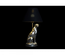 Lampe de bureau DKD Home Decor Argenté Noir Doré Colonial 220 V 50 W (26 x 26 x 46 cm) (2 Unités)