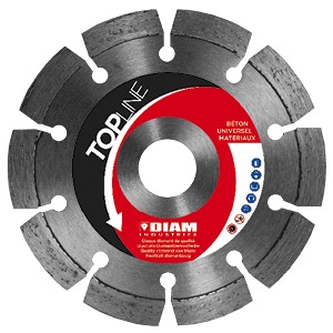 Disque diamant à rainurer D 150mm pour béton - DIAM INDUSTRIES - TRB150