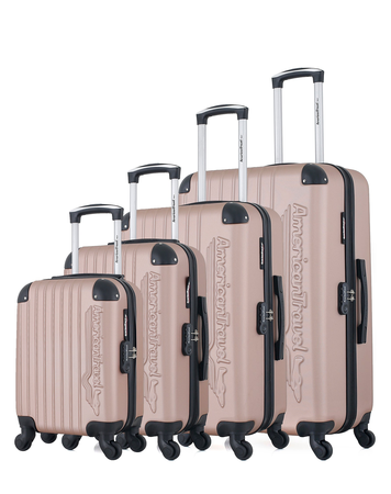 AMERICAN TRAVEL - SET DE 4 ABS BUDAPEST-M 4 Roues