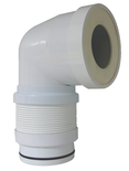 Pipe WC coudée extensible 190 à 390mm ''Magic Pipe'' D.93/100 - REGIPLAST - ASPCE
