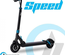 Trottinette Electrique  - BEEPER - SPEED - 350W 6Ah - 8 - Noir/Bleu