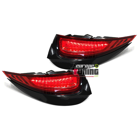 FEUX ROUGES CLIGNOTANTS LED SEQUENTIELS PORSCHE 911 997 MK2 2008-2012 LOOK 991 (05467)