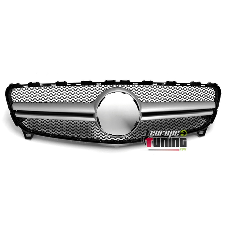 CALANDRE LIGNE A45 AMG SILVER POUR MERCEDES CLASSE A W176 2015-2018 PH2 (05178)