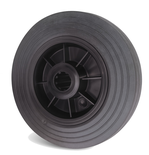 Roue Manutal bandage caoutchouc noir 200mm - GUITEL HERVIEU - 700185