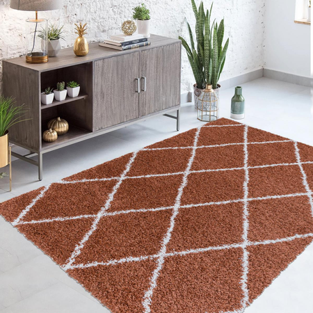 Tapis berbère style SHAGGY A OEKO-TEX®